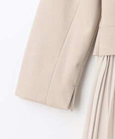 組曲 L 【KUMIKYOKU NAVY】ジャージーコンビプリーツ ワンピース