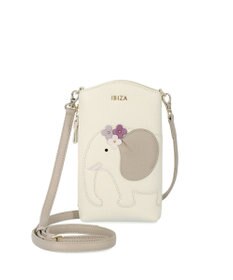 IBIZA アニマーダ　牛革　スマートフォンポシェット（ゾウ）