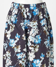 23区 【GOLD LABEL】ペインティングフラワープリント ワイドパンツ