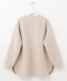 ANY SIS トリミングウールリバー コート