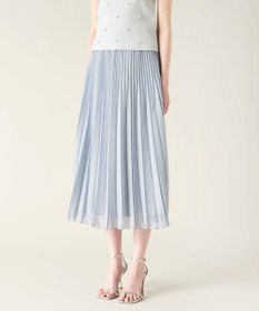 GRACE CONTINENTAL チンツプリーツスカート