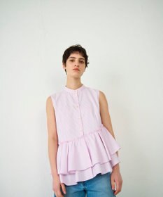 GRACE CONTINENTAL ヘムフリルノースリーブ