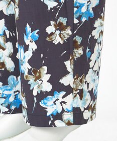 23区 【GOLD LABEL】ペインティングフラワープリント ワイドパンツ
