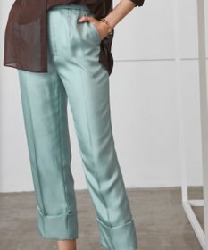 BEIGE， CARO / クロップドパンツ