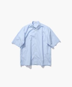 ATON SHRINK COTTON LAWN | オーバーサイズハーフスリーブシャツ - UNISEX