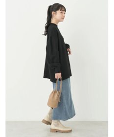 earth music&ecology ＦＬＵＦＦＹハイネックチュニック