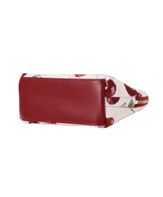 Maison de FLEUR チェリー柄ゴブランラウンドポーチ