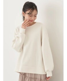 earth music&ecology サイドボタンダンボールプルオーバー