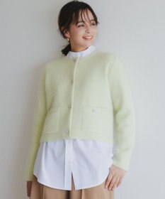 組曲 S 【加藤ローサさん着用 / 前後着用可】コットンタッチシャーティング刺繍入り ブラウス