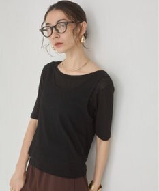 WEGO 【ANGIE VINTAGE】シアースラブレイヤードTシャツ