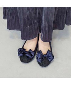 MODE ET JACOMO <MODE ET JACOMO>ラウンドリボンバレエシューズ