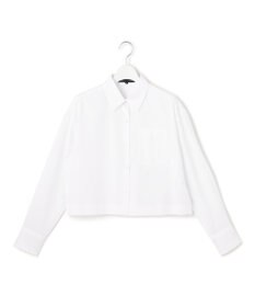 23区 【洗える/一部店舗限定】クロップド シャツ