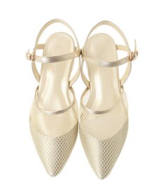 Green Parks ＲＵＰＩＳポインテットメッシュストライプサンダル