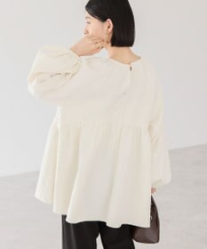 AMERICAN HOLIC ジャガードティアードブラウス