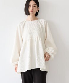 AMERICAN HOLIC ジャガードティアードブラウス