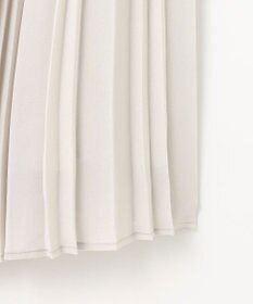 ANY L 【ウエストゴム】2段プリーツスカート