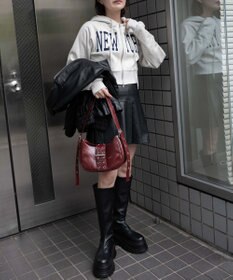 WEGO NEWYORK裏起毛ZIPパーカー