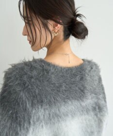 YECCA VECCA グラデーションシャギーニット