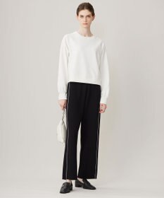 ICB 【洗える】シンセティックダブルフェイス  ニットトラックパンツ