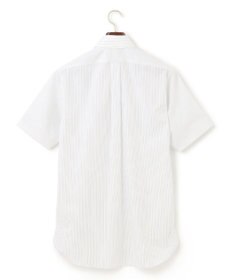 J.PRESS MEN 【EXTRA COMFORT / 形態安定・ストレッチ・抗菌防臭・速乾】ピンオックス オルタネートストライプ 半袖シャツ/B.D.