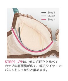 BRADELIS New York 【BRADELIS New York】ウェンディステップ１ブラ23S1 ふんわり包んで土台を作る育乳補整ブラ 補正下着