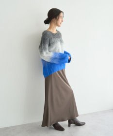 YECCA VECCA グラデーションシャギーニット