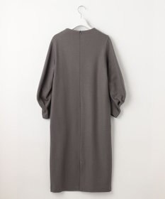 自由区 【WEB限定】ウールミルドジャージー スリーブコンシャスワンピース