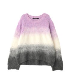 YECCA VECCA グラデーションシャギーニット