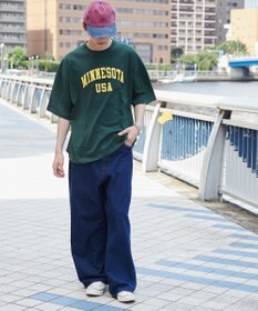 WEGO 【ユニセックス着用ITEM】カレッジロゴプリントT（SS）