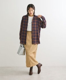 Green Parks オンブレーチェックライトシャツ