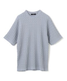 JOSEPH HOMME 【洗える】ドライコットンリンクス　半袖クルーネックニット