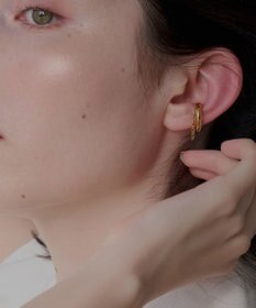 Phoebe <オンワード限定セット>【金属アレルギー対応】シューティングスターステーションネックレス×ワンタッチドレープイヤーカフ/サージカルステンレス