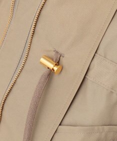 J.PRESS LADIES 【洗える】スパンライクナイロンタッサー フーデット コート