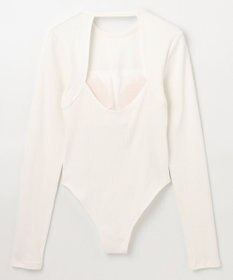 NAVE 【Nave・洗える/ストレッチ素材】ボディスーツ ロングスリーブ