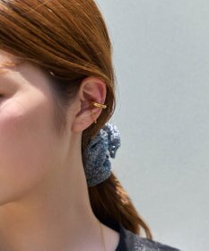 Phoebe <オンワード限定セット>【金属アレルギー対応】シューティングスターステーションネックレス×ワンタッチドレープイヤーカフ/サージカルステンレス