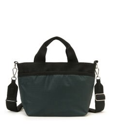 LeSportsac SMALL BUCKET TOTE/ミッドナイトグリーン/ブラック