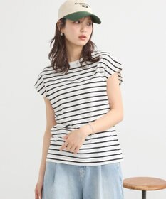 earth music&ecology 【接触冷感/洗濯機可】フレンチＴ