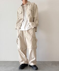 WEGO 【セットアップ対応ITEM】2WAYリップストップカーゴパンツ