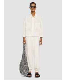 JOSEPH ソフトコットンシルク　シャツブルゾン