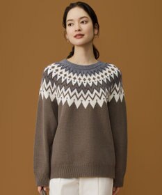 自由区 S フェアアイル ニット