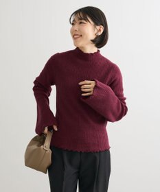 Green Parks ・ｓｗｉｎｇ　ｂｙ　ウラシャギーフレアスリーブニット