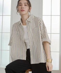 WEGO 【ANGIE VINTAGE】キャンブリックボイルオーバー半袖シャツ