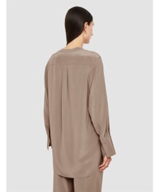 JOSEPH 【洗える】クレープ ド ソワ　Vネックブラウス