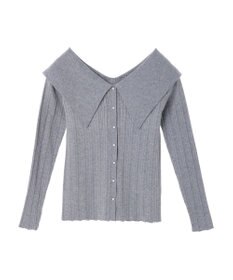 earth music&ecology ２ｗａｙビッグカラーニットプルオーバー