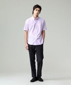 J.PRESS MEN 【Peppin Merino Comfort】【ウォッシャブル可 / 折り目加工】バーズアイ スラックス / ノータック