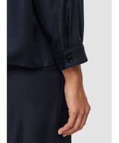 JOSEPH ソフトコットンシルク　シャツブルゾン