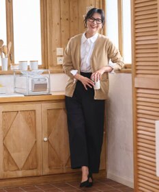 WEGO 【WEB限定/2025年秋冬新作//洗濯OK/毛玉レス/MLXLサイズ展開/オフィス/カジュアル】ベーシックニットカーディガン