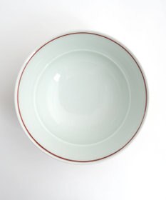 たち吉 【たち吉】おてがる丼ボーダー赤〈１個〉波佐見焼