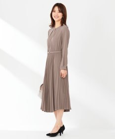 ANY SIS 【AIコラボ】スタンドカラープリーツ ワンピース