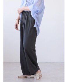 AMERICAN HOLIC 接触冷感リネンブレンドワイドパンツ